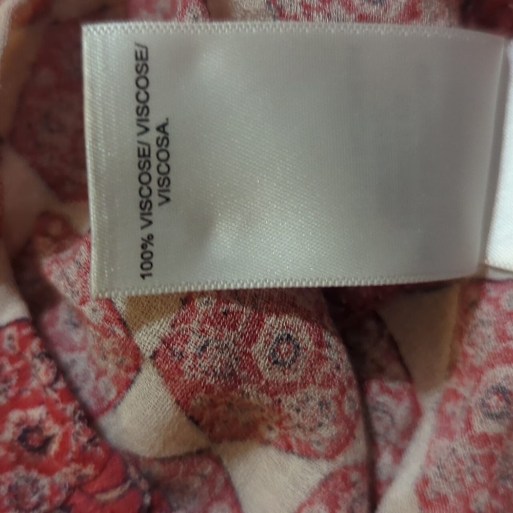 Lucky Brand Pink Patterned Blouse - Picture 10 of 10